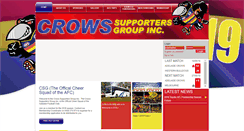 Desktop Screenshot of crows.com.au